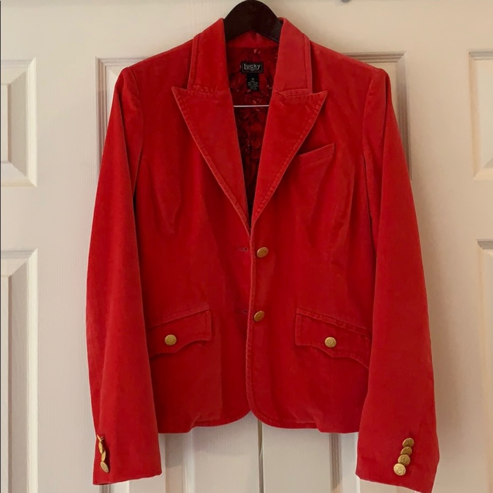 Lucky Velvet blazer